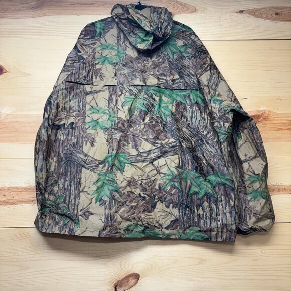 Vintage Realtree Rain Jacket Mens XXL Brown Camo Camouflage Waterproof - Picture 8 of 10